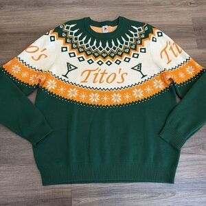 Tito’s Green and Orange Sweater